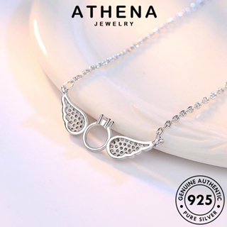 ATHENA JEWELRY เครื่องประดับ เกาหลี ต้นฉบับ 925 นางฟ้าอารมณ์ ผู้หญิง เงิน แฟชั่น สร้อยคอ Silver จี้ แท้ เครื่องประดับ N13