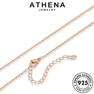 ATHENA JEWELRY เครื่องประดับ ต้นฉบับ ผู้หญิง เครื่องประดับ Silver แท้ สร้อยคอ เกาหลี ทอง ข้ามแฟชั่น เงิน แฟชั่น 925 จี้ N62