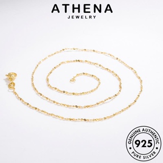 ATHENA JEWELRY สร้อยคอ ต้นฉบับ เครื่องประดับ แฟชั่น ทอง 925 เกาหลี เงิน จี้ Silver ผู้หญิง เครื่องประดับ ดาราแฟชั่น แท้ N67