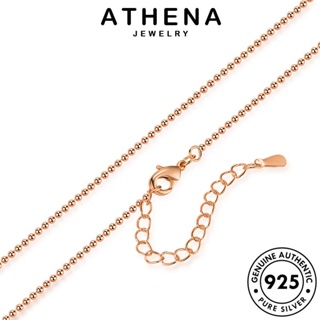 ATHENA JEWELRY แฟชั่น ผู้หญิง ต้นฉบับ ลูกปัดแฟชั่น เกาหลี เงิน เครื่องประดับ Silver 925 เครื่องประดับ จี้ ทอง แท้ สร้อยคอ N79