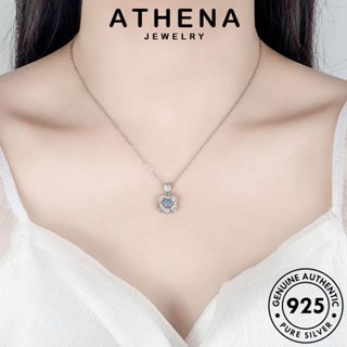 ATHENA JEWELRY เงิน จี้ รักแฉกหวาน Silver เครื่องประดับ เครื่องประดับ 925 ผู้หญิง สร้อยคอ มอยส์ซาไนท์ไดมอนด์ ต้นฉบับ แฟชั่น แท้ เกาหลี N227