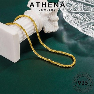 ATHENA JEWELRY เครื่องประดับ ดวงดาวที่เรียบง่าย เงิน ต้นฉบับ 925 จี้ แท้ Silver เกาหลี สร้อยคอ เครื่องประดับ ผู้หญิง แฟชั่น ทอง N319