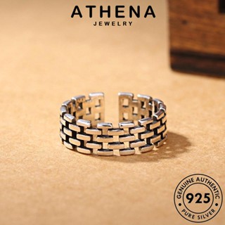 ATHENA JEWELRY 925 แหวน Silver เครื่องประดับ ต้นฉบับ แฟชั่น เงิน สายนาฬิกาวินเทจ ผู้หญิง เกาหลี แท้ เครื่องประดับ R161