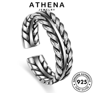 ATHENA JEWELRY 925 ผู้หญิง แฟชั่น เกาหลี ขนนกย้อนยุค ต้นฉบับ แท้ แหวน Silver เครื่องประดับ เงิน เครื่องประดับ R166