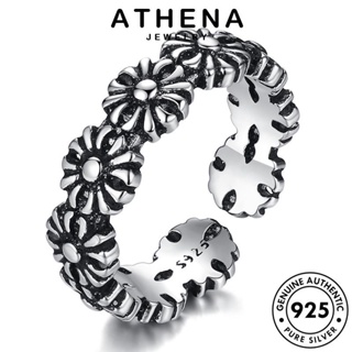 ATHENA JEWELRY แหวน ต้นฉบับ เครื่องประดับ ดอกไม้ย้อนยุค แท้ ผู้หญิง เงิน 925 Silver แฟชั่น เกาหลี เครื่องประดับ R169