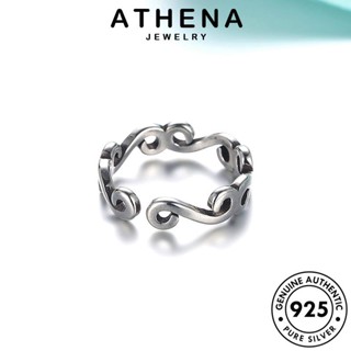 ATHENA JEWELRY Silver แฟชั่น ผู้หญิง แท้ แหวน ต้นฉบับ 925 เครื่องประดับ เครื่องประดับ เงิน โทเท็มคลาสสิก เกาหลี R183