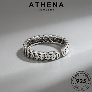 ATHENA JEWELRY แหวน 925 ต้นฉบับ ผู้หญิง ฟอร์จูนโอน แฟชั่น แท้ เงิน เครื่องประดับ เกาหลี เครื่องประดับ Silver R189