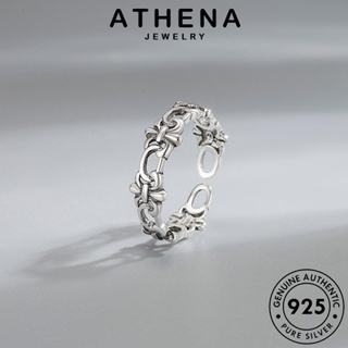 ATHENA JEWELRY เงิน พวงมาลัยวินเทจ เครื่องประดับ เครื่องประดับ 925 แฟชั่น แหวน ผู้หญิง เกาหลี Silver แท้ ต้นฉบับ R190