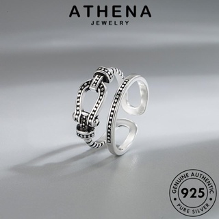 ATHENA JEWELRY แหวน เรโทร แท้ เงิน 925 ผู้หญิง Silver ต้นฉบับ แฟชั่น ยู เกาหลี เครื่องประดับ เครื่องประดับ R192