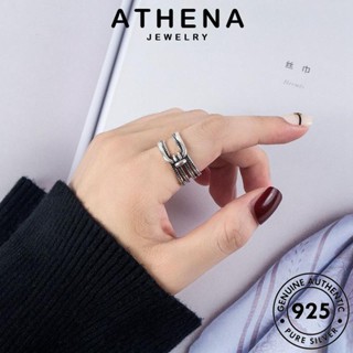 ATHENA JEWELRY แท้ เกาหลี วินเทจ เครื่องประดับ เงิน Silver แหวน ผู้หญิง เครื่องประดับ ต้นฉบับ แฟชั่น 925 R193