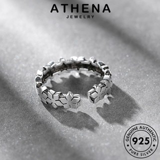 ATHENA JEWELRY เงิน 925 แหวน แฟชั่น เครื่องประดับ เครื่องประดับ ดอกไม้ที่โดดเด่น ผู้หญิง เกาหลี Silver ต้นฉบับ แท้ R205