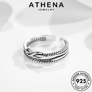 ATHENA JEWELRY แหวน เงิน 925 แท้ ผู้หญิง Silver เกาหลี แฟชั่น เครื่องประดับ แฟชั่นพัน เครื่องประดับ ต้นฉบับ R207