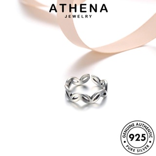 ATHENA JEWELRY แหวน คลื่นย้อนยุค เงิน ผู้หญิง แท้ แฟชั่น Silver เครื่องประดับ เกาหลี ต้นฉบับ เครื่องประดับ 925 R214