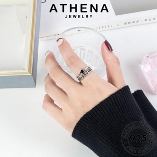 ATHENA JEWELRY ต้นฉบับ Silver 925 ผู้หญิง ดาวย้อนยุค เกาหลี เครื่องประดับ แหวน เงิน แฟชั่น เครื่องประดับ แท้ R223