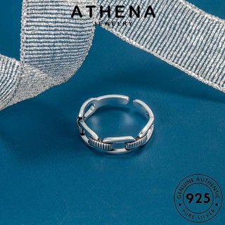 ATHENA JEWELRY เครื่องประดับ ต้นฉบับ ประกบแฟชั่น Silver เงิน 925 แฟชั่น เครื่องประดับ แท้ แหวน เกาหลี ผู้หญิง R227