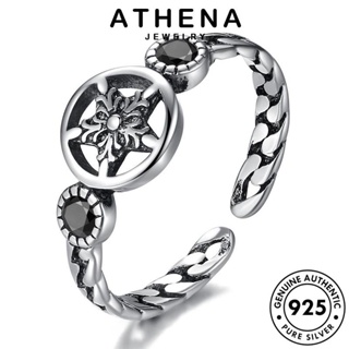 ATHENA JEWELRY แฟชั่น 925 เกาหลี แท้ เครื่องประดับ Silver เงิน ผู้หญิง เครื่องประดับ ดาวย้อนยุค ต้นฉบับ แหวน R240