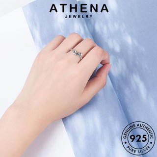 ATHENA JEWELRY ต้นฉบับ Silver ไม้ไผ่โบราณ เครื่องประดับ 925 แฟชั่น ผู้หญิง แท้ เครื่องประดับ เกาหลี แหวน เงิน R249