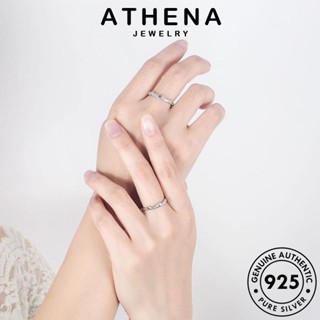 ATHENA JEWELRY เงิน แท้ แหวน 925 มอยส์ซาไนท์ไดมอนด์ ต้นฉบับ เครื่องประดับ Silver ดวงดาวพระจันทร์แสนโรแมนติก เกาหลี คู่รัก เครื่องประดับ แฟชั่น R301