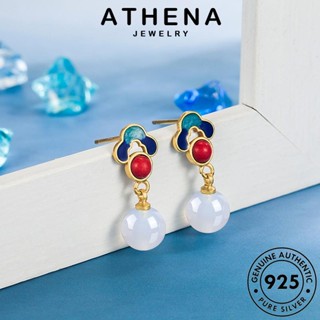 ATHENA JEWELRY เกาหลี จี้ เครื่องประดับ โบราณ ผู้หญิง Silver เครื่องประดับ เงิน ต้นฉบับ แฟชั่น 925 ทองหยก สร้อยคอ แท้ S3