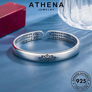 ATHENA JEWELRY เครื่องประดับ ต้นฉบับ 925 Silver ผู้หญิง กำไล ผู้หญิง เงิน เครื่องประดับ แท้ กำไลข้อมือ แฟชั่น ดอกบัววินเทจ เกาหลี B238