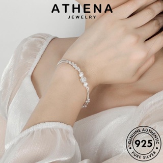 ATHENA JEWELRY แฟชั่น กำไลข้อมือ กำไล เงิน ผู้หญิง ผู้หญิง เครื่องประดับ ต้นฉบับ เครื่องประดับ 925 แท้ Silver ลูกปัดนำโชค เกาหลี B239