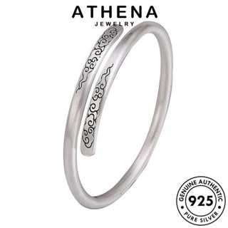 ATHENA JEWELRY แท้ 925 เมฆมงคล แฟชั่น เครื่องประดับ กำไลข้อมือ เครื่องประดับ กำไล Silver ต้นฉบับ เงิน เกาหลี ผู้หญิง ผู้หญิง B243