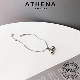 ATHENA JEWELRY กำไล แฟชั่น ระฆัง 925 ผู้หญิง เงิน ต้นฉบับ เกาหลี ผู้หญิง กำไลข้อมือ เครื่องประดับ เครื่องประดับ แท้ Silver B113