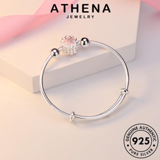 ATHENA JEWELRY เครื่องประดับ ผู้หญิง เครื่องประดับ เกาหลี ซากุระแฟชั่น ต้นฉบับ ผู้หญิง แฟชั่น กำไลข้อมือ แท้ กำไล เงิน 925 Silver B23