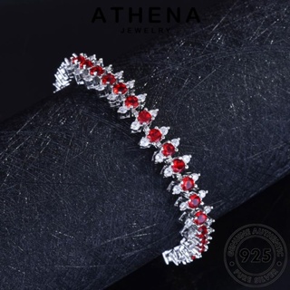 ATHENA JEWELRY Silver แฟชั่น เกาหลี เครื่องประดับ คริสตัล เครื่องประดับ กำไลข้อมือ ผู้หญิง 925 กำไล แท้ แฟชั่น ผู้หญิง เงิน ต้นฉบับ B525