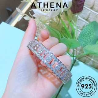 ATHENA JEWELRY กำไล เงิน เต็มไปด้วยเพชร ผู้หญิง แท้ เครื่องประดับ ต้นฉบับ มอยส์ซาไนท์ไดมอนด์ ผู้หญิง Silver 925 หรูหราเบา กำไลข้อมือ เกาหลี เครื่องประดับ ๆ แฟชั่น B583