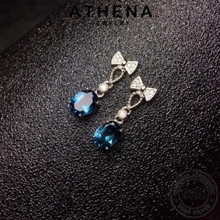 ATHENA JEWELRY อความารีน เงิน ผู้หญิง หูกระต่าย ห่วง หนีบ Silver แฟชั่น ตุ้มหู เครื่องประดับ เครื่องประดับ 925 เกาหลี ต่างหู แท้ ต้นฉบับ E830