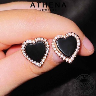 ATHENA JEWELRY มอยส์ซาไนท์ ผู้หญิง รัก ต่างหู เกาหลี เครื่องประดับ เครื่องประดับ ตุ้มหู โกลด์ ไดมอนด์ Silver ต้นฉบับ เงิน หนีบ แท้ 925 ห่วง แฟชั่น E879