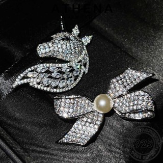 ATHENA JEWELRY ผู้หญิง หนีบ ห่วง หูกระต่าย ไข่มุก แท้ เกาหลี เงิน เครื่องประดับ ตุ้มหู ต่างหู 925 Silver เครื่องประดับ แฟชั่น ต้นฉบับ E859