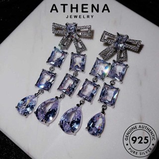 ATHENA JEWELRY เครื่องประดับ ต่างหู เครื่องประดับ แท้ หนีบ Silver ห่วง มอยส์ซาไนท์ไดมอนด์ 925 ต้นฉบับ ตุ้มหู เกาหลี หูกระต่าย เงิน ผู้หญิง แฟชั่น E1047