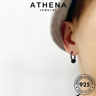 ATHENA JEWELRY ห่วง เงิน Silver ทอง หนีบ 925 เกาหลี แท้ ต่างหู ต้นฉบับ เครื่องประดับ ตุ้มหู ตะบองทอง เครื่องประดับ ผู้ชาย แฟชั่น E1098