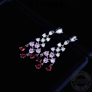 ATHENA JEWELRY เครื่องประดับ เกาหลี หนีบ เงิน แท้ 925 ตุ้มหู Silver เครื่องประดับ ต้นฉบับ แฟชั่น ผู้หญิง ห่วง ต่างหู E1100