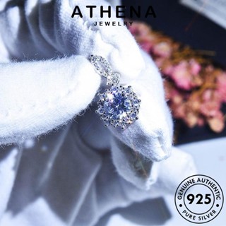 ATHENA JEWELRY แท้ สร้อยคอ เครื่องประดับ ต้นฉบับ แฟชั่น ผู้หญิง ดี มอยส์ซาไนท์ไดมอนด์ จี้ เงิน เกาหลี 925 Silver เครื่องประดับ N199