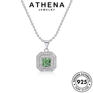 ATHENA JEWELRY สร้อยคอ ต้นฉบับ 925 เครื่องประดับ Silver จี้ แฟชั่น เครื่องประดับ เงิน ผู้หญิง แท้ เกาหลี N527