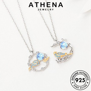 ATHENA JEWELRY จี้ นกกางเขนอารมณ์ เครื่องประดับ ผู้หญิง แท้ แฟชั่น เงิน ต้นฉบับ เครื่องประดับ สร้อยคอ Silver เกาหลี 925 N972