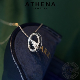 ATHENA JEWELRY 925 สร้อยคอ แท้ จี้ แฟชั่น เกาหลี ผู้หญิง Silver หอคอยสร้างสรรค์ ต้นฉบับ เงิน เครื่องประดับ เครื่องประดับ มอยส์ซาไนท์ไดมอนด์ N997