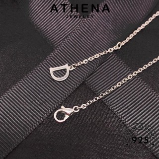 ATHENA JEWELRY ต้นฉบับ 925 เงิน สร้อยคอ Silver จี้ เครื่องประดับ แท้ D ผู้หญิง เกาหลี ตัวอักษรธรรมดา แฟชั่น เครื่องประดับ มอยส์ซาไนท์ไดมอนด์ N1192