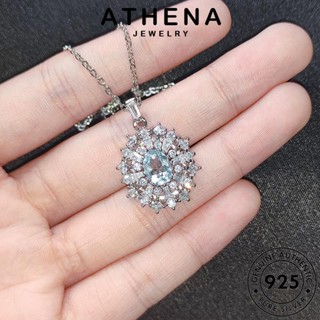 ATHENA JEWELRY มอยส์ซาไนท์ไดมอนด์ Silver เงิน เครื่องประดับ ต้นฉบับ เกาหลี สร้อยคอ 925 แท้ จี้ หรูหรา ผู้หญิง เครื่องประดับ แฟชั่น N1255