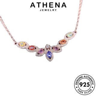 ATHENA JEWELRY มอยส์ซาไนท์ Silver แมลงปอที่สวยงาม 925 เกาหลี เครื่องประดับ จี้ ไดมอนด์ ต้นฉบับ เครื่องประดับ ผู้หญิง แท้ แฟชั่น สร้อยคอ โกลด์ เงิน N1553