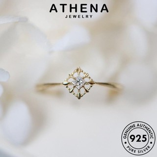 ATHENA JEWELRY Silver ตารางบุคลิกภาพ แหวน โกลด์ แท้ เครื่องประดับ เครื่องประดับ ต้นฉบับ ผู้หญิง เงิน 925 มอยส์ซาไนท์ เกาหลี แฟชั่น ไดมอนด์ R472