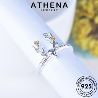 ATHENA JEWELRY เครื่องประดับ 925 แฟชั่น แท้ ผู้หญิง ต้นฉบับ เกาหลี แหวน เงิน Silver มูสที่สร้างสรรค์ เครื่องประดับ R1334