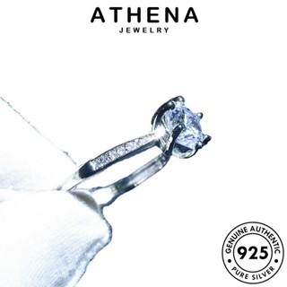 ATHENA JEWELRY หัวใจและลูกศรคลาสสิก เครื่องประดับ Silver มอยส์ซาไนท์ไดมอนด์ เครื่องประดับ ผู้หญิง เงิน 925 เกาหลี แหวน แท้ แฟชั่น ต้นฉบับ R1805