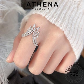 ATHENA JEWELRY 925 Silver V ต้นฉบับ เครื่องประดับ เงิน ผู้หญิง เครื่องประดับ ขนาดใหญ่ที่เรียบง่าย แฟชั่น มอยส์ซาไนท์ไดมอนด์ แท้ เกาหลี แหวน R1959