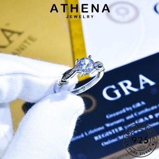 ATHENA JEWELRY เครื่องประดับ Silver 925 แท้ มอยส์ซาไนท์ไดมอนด์ แฟชั่นหัวใจและลูกศร เงิน ต้นฉบับ ผู้หญิง แหวน เกาหลี เครื่องประดับ แฟชั่น R2058