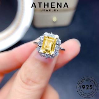 ATHENA JEWELRY พลอยสีม่วง ผู้หญิง เครื่องประดับ แหวน ตารางอารมณ์ แฟชั่น 925 เงิน แท้ เกาหลี เครื่องประดับ ต้นฉบับ Silver R2274