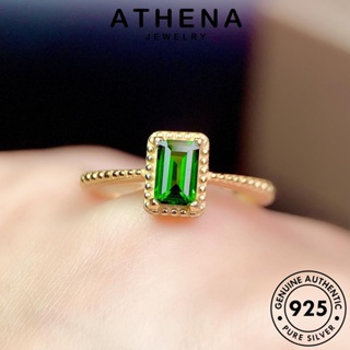 ATHENA JEWELRY ต้นฉบับ ทองมรกต 925 แหวน ผู้หญิง เกาหลี เงิน ตารางอารมณ์ เครื่องประดับ เครื่องประดับ Silver แฟชั่น แท้ R2284